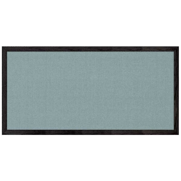 Combo Board, 96"x48", Black Frame/White Porcelain & Forbo